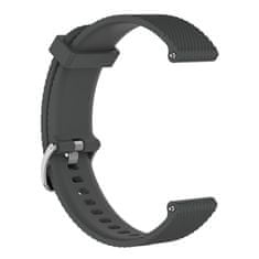 BStrap Silicone Bredon pašček za Huawei Watch 3 / 3 Pro, dark gray