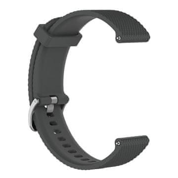 BStrap Silicone Bredon pašček za Garmin Vivoactive 4, dark gray