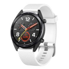 BStrap Silicone Bredon pašček za Huawei Watch 3 / 3 Pro, white