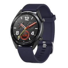 BStrap Silicone Bredon pašček za Huawei Watch 3 / 3 Pro, dark blue