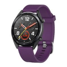 BStrap Silicone Bredon pašček za Xiaomi Amazfit Stratos 2/2S/3, purple