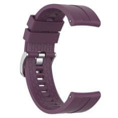 BStrap Silicone Cube pašček za Huawei Watch GT3 46mm, purple plum