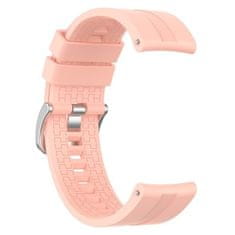 BStrap Silicone Cube pašček za Huawei Watch GT2 Pro, sand pink