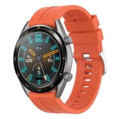 BStrap Silicone Cube pašček za Huawei Watch GT2 Pro, orange