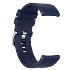 BStrap Silicone Cube pašček za Huawei Watch 3 / 3 Pro, dark blue