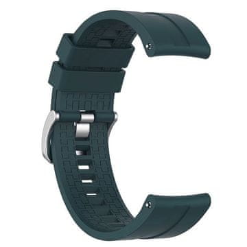 BStrap Silicone Cube pašček za Xiaomi Watch S1 Active, dark green