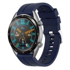 BStrap Silicone Cube pašček za Huawei Watch 3 / 3 Pro, dark blue