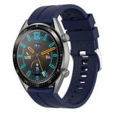 BStrap Silicone Cube pašček za Samsung Galaxy Watch 3 45mm, dark blue