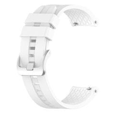 BStrap Silicone Cube pašček za Huawei Watch 3 / 3 Pro, white