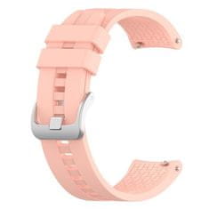 BStrap Silicone Cube pašček za Garmin Vivoactive 4, sand pink