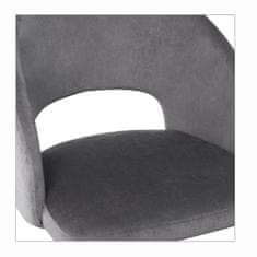 Halmar Jedilni stol K455 - sivo/črn