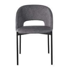 Halmar Jedilni stol K455 - sivo/črn