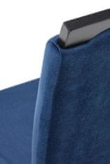 Halmar Jedilni stol Clarion 2 - črn / temno moder