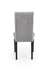 Halmar Jedilni stol Diego 2 - črn / svetlo siv