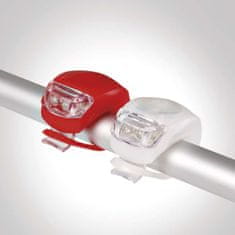 Emos Kolesarski LED svetilki, 10 lm, 2x CR2032, sprednja in zadnja