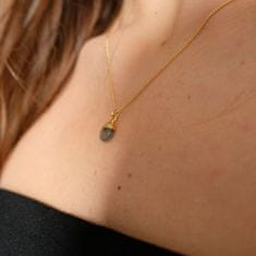 Decadorn Očarljiva pozlačena ogrlica z mesečevim kamnom
