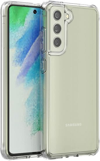Ovitek za Samsung Galaxy S21 FE G990, silikonski, prozoren