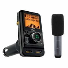LTC FM bluetooth 5.0 oddajnik transmitter z mikrofonom 2xUSB 1+2,4A
