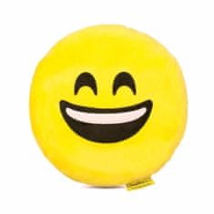 HappyFace Vzglavnik emoiji smile 32cm z vezenjem na hrbtni strani