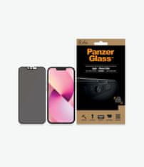 PanzerGlass Zaščitno steklo za Apple iPhone 13 mini Privacy CamSlider, z zaščito sprednje kamere (P2747)