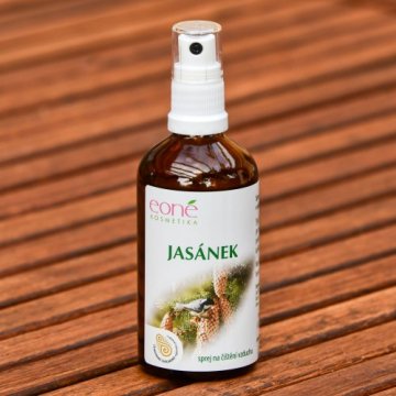 Eoné kosmetika Jasánek - sprej za čiščenje zraka v steklu, 100 ml