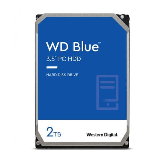 Western Digital Blue trdi disk, 2TB, 7200RPM, 256MB, 6GB/S
