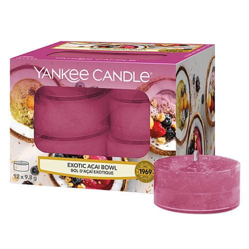 Yankee Candle Čajne sveče Candle, Posoda eksotičnih okusov, 12 kosov