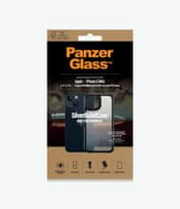 PanzerGlass SilverBulletCase ovitek za Apple iPhone 13 Mini, črno-prozoren (0318)