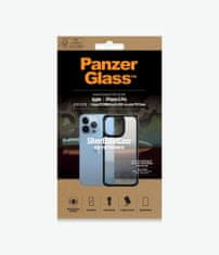 PanzerGlass SilverBulletCase ovitek za Apple iPhone 13 Pro, črno-prozoren (0324)