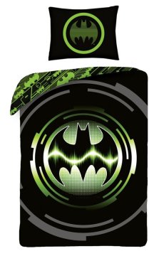 Halantex Vključeno platno Batman zelena Bombaž, 140/200, 70/90 cm