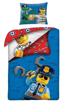 Halantex Vključeno platno Lego modra Bombaž, 140/200, 70/90 cm