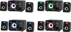 Defender G11 zvočniki, 2.1, 11W, Light/BT/FM/TF/USB/AUX