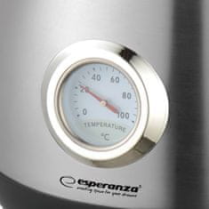 Esperanza Esperanza električni kuhalnik z merilnikom temperature THAMES 1,7 L