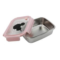 Stor Škatla za hrano iz nerjavečega jekla MICKEY MOUSE Pink Hermetico, 1020ml, 03930