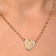 Morellato Romantična pozlačena ogrlica s kristali Passioni SAUN04
