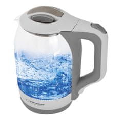 Esperanza EKK025W Esperanza stekleni električni čajnik yukon 1,7 l bele barve