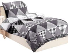 Jahu posteljnina Triangle grey, 70x90/140x200 cm