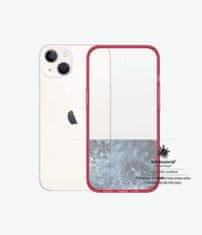 PanzerGlass ClearCaseColor ovitek za Apple iPhone 13, prozorno- rdeča (0335)