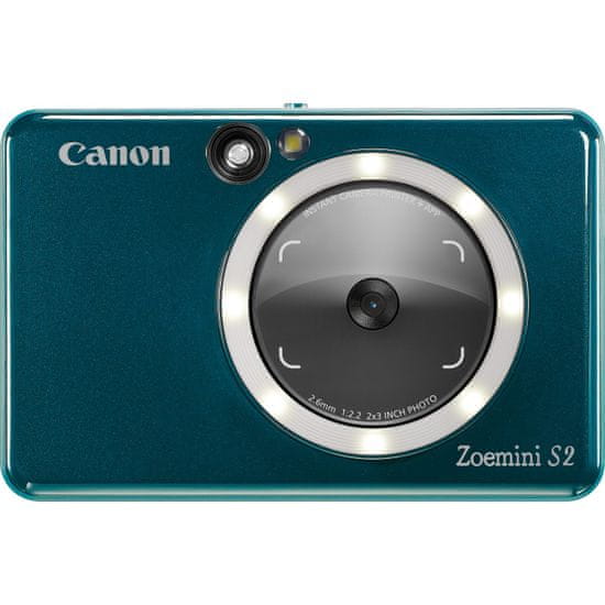 Canon Zoemini S2 instant fotoaparat, modro-zelen, (4519C008) - odprta embalaža