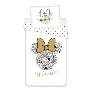 Jerry Fabrics Vključeno platno Minnie Gold 02 Bombaž, 140/200, 70/90 cm