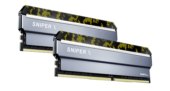 G.Skill Sniper X Digital Camo pomnilnik (RAM), DDR4, 32GB (2x16GB), 3000MHz, CL16, XMP 2.0, 1.35V, (F4-3000C16D-32GSXK)