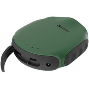 Survivor prenosna baterija, 10000 mAh, temno zelena