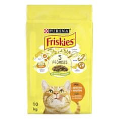 Friskies Cat s piščancem in zelenjavo, 10 kg
