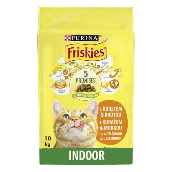 Friskies Friskies suha hrana za mačke v notranjem bivanju Indoor, 10 kg