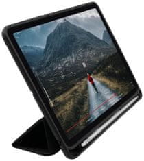 FIXED Padcover+ ovitek za Apple iPad (2019/2020/2021), preklopni, črn (FIXPC+-469-BK)