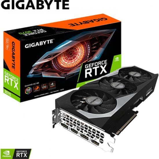 Gigabyte GeForce RTX 3070 Gaming OC grafična kartica, 8GB, GDDR6, PCI-E 4.0