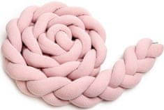 T-tomi Pletena blazina, 220 cm, roza, s pikami