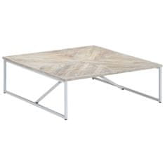 Vidaxl Klubska mizica 110x110x36 cm trden mangov les