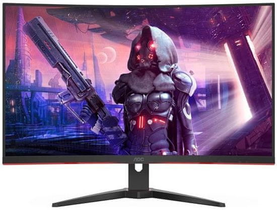 AOC C32G2AE VA FHD gaming monitor, ukrivljen (C32G2AE/BK)