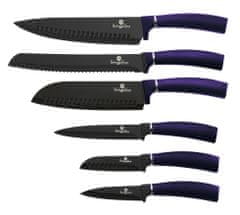 Berlingerhaus Komplet nožev z neprebojno plastjo 6 kosov Purple Metallic Line BH-2559